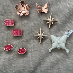 Authentic CROCS Brand Jibbitz Lot of 9